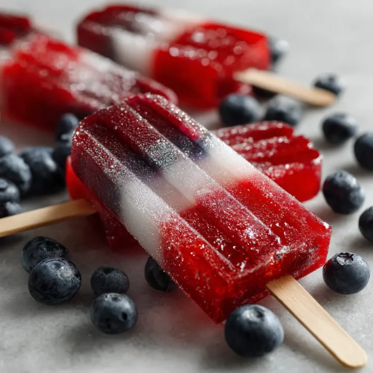 Red, White, and Booze Ice Pops