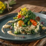 Risotto with seasonal veg