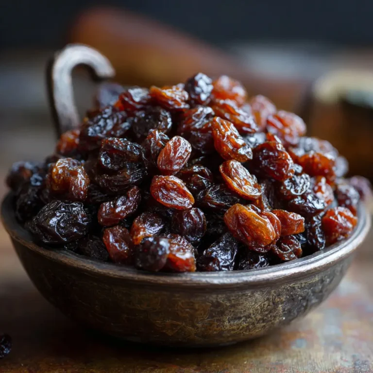 Rum-Soaked Raisins for Desserts