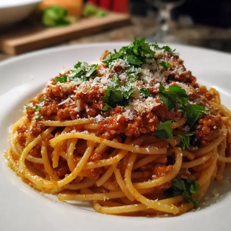 Spaghetti Bolognese with Ground Turkey