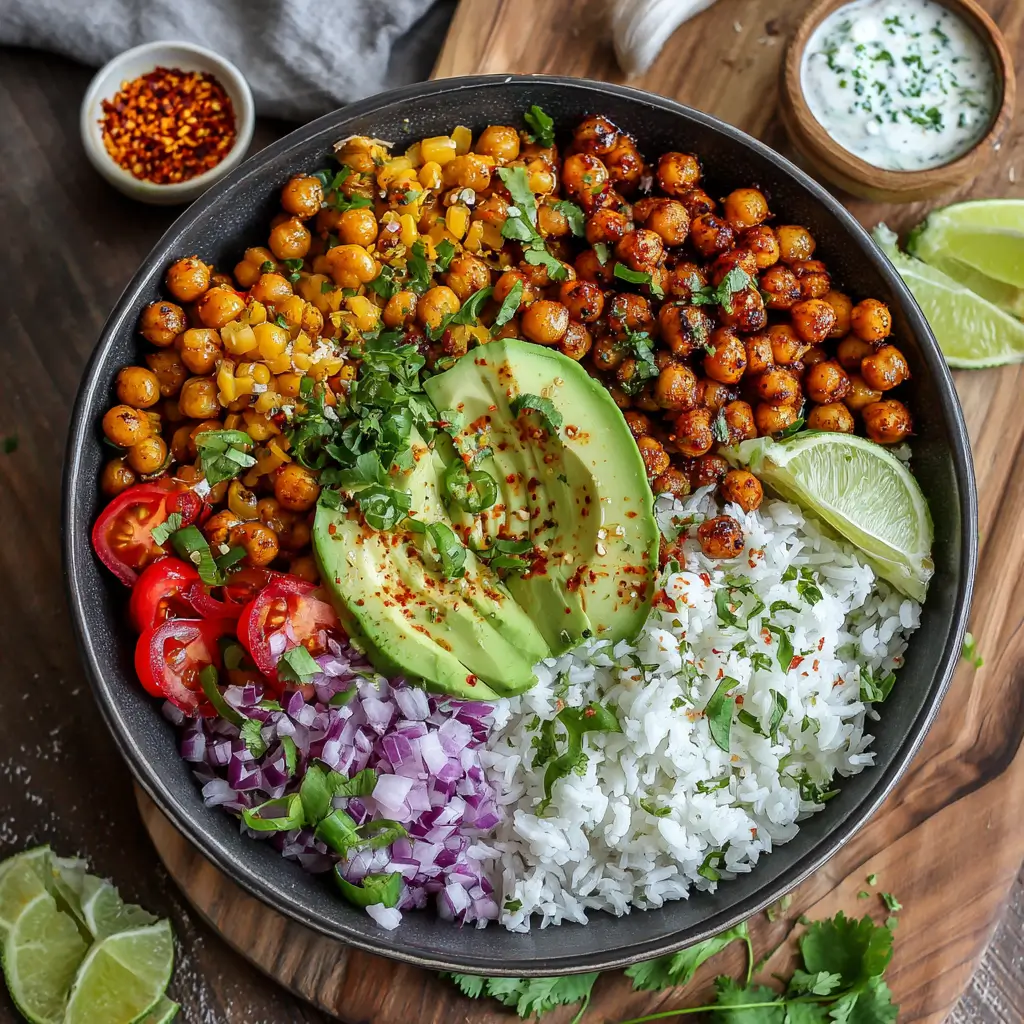 Spicy Chickpea & Rice Bowl