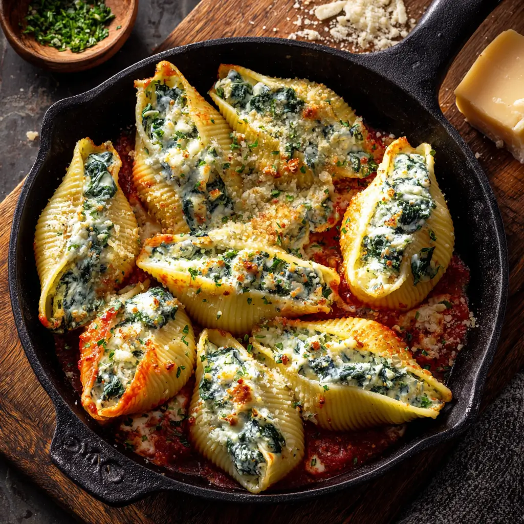Spinach & Ricotta Stuffed Shells