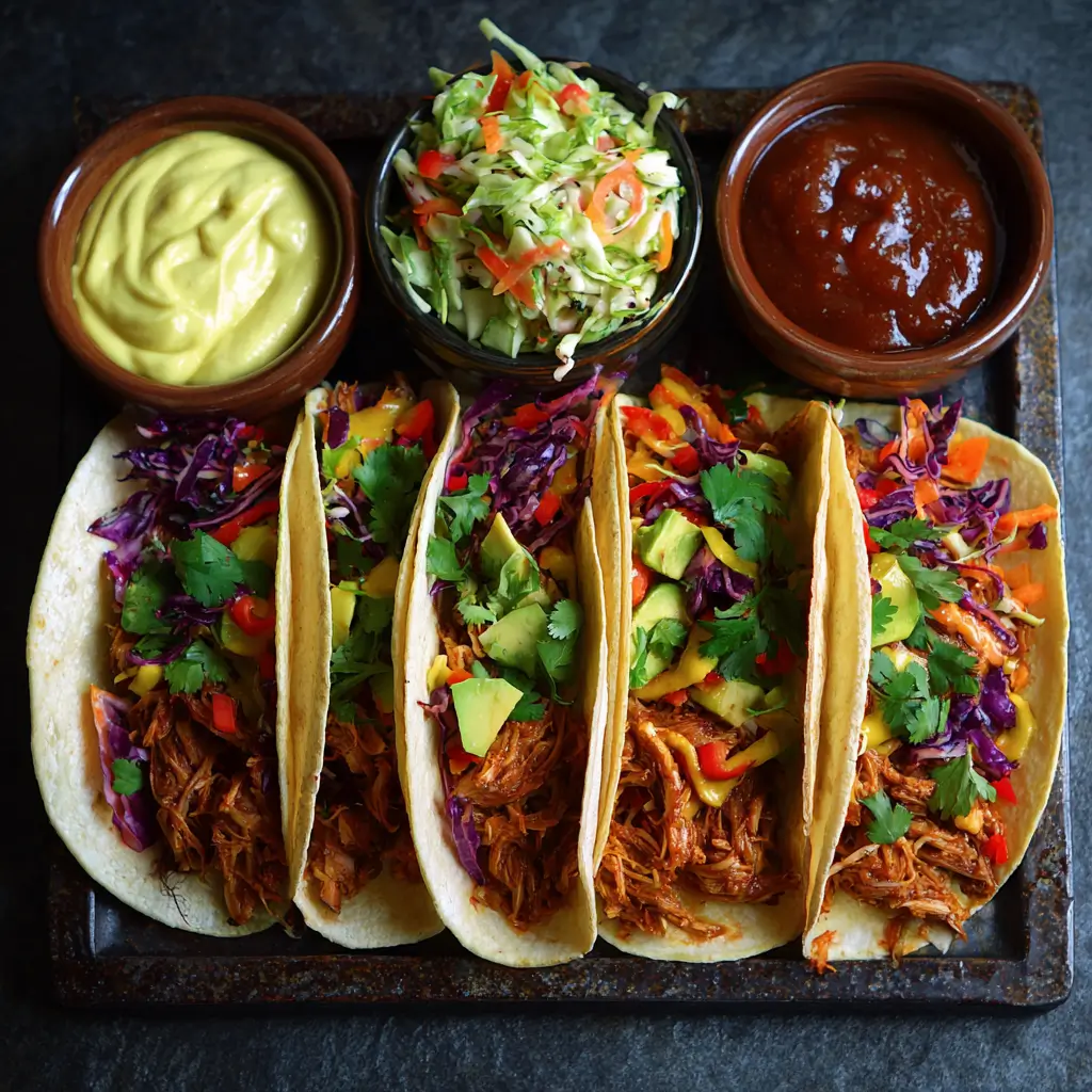 Vegan BBQ Jackfruit Tacos