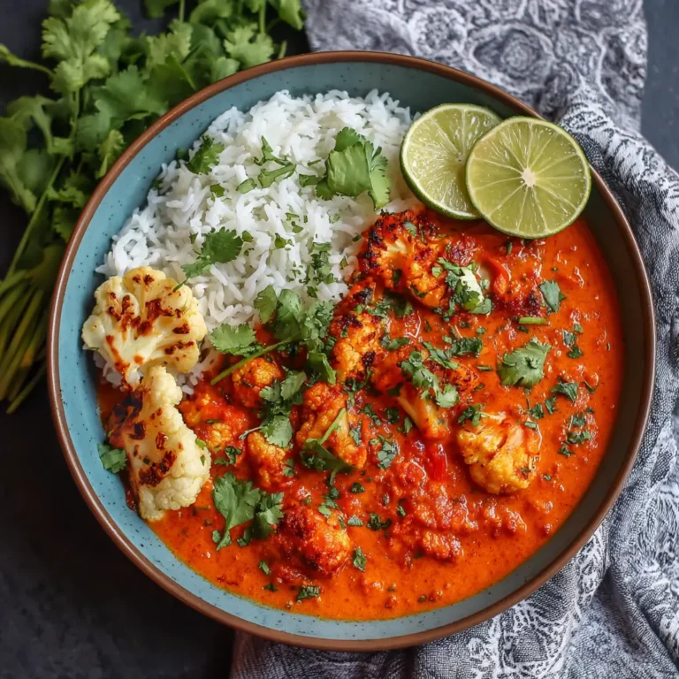 Vegan Cauliflower Tikka Masala