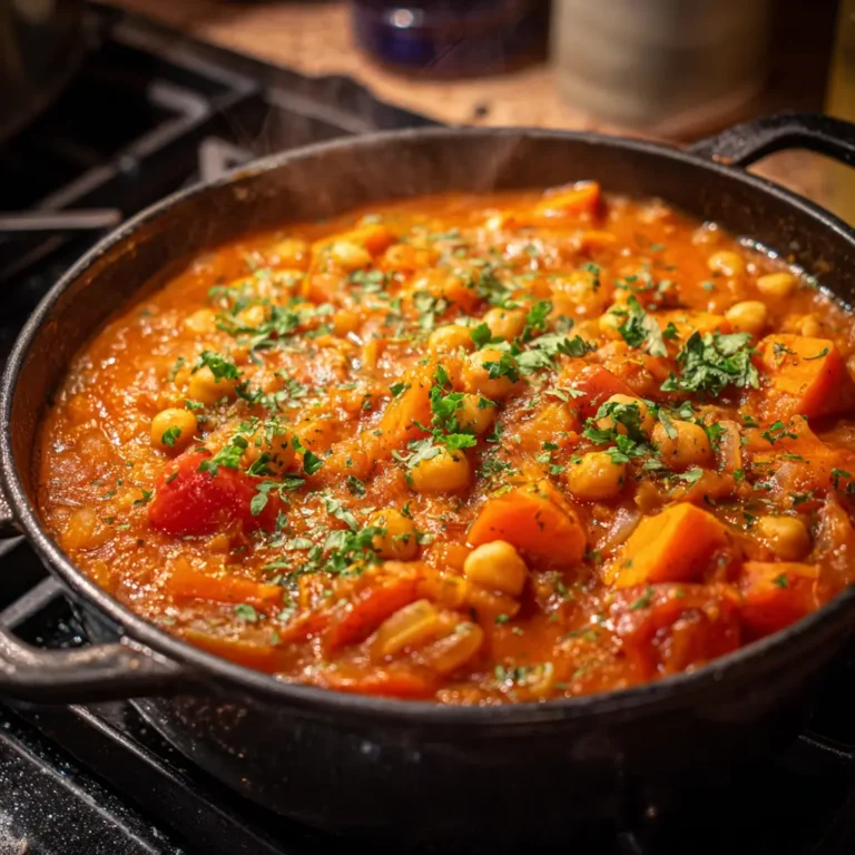 Vegan Sweet Potato & Chickpea Stew
