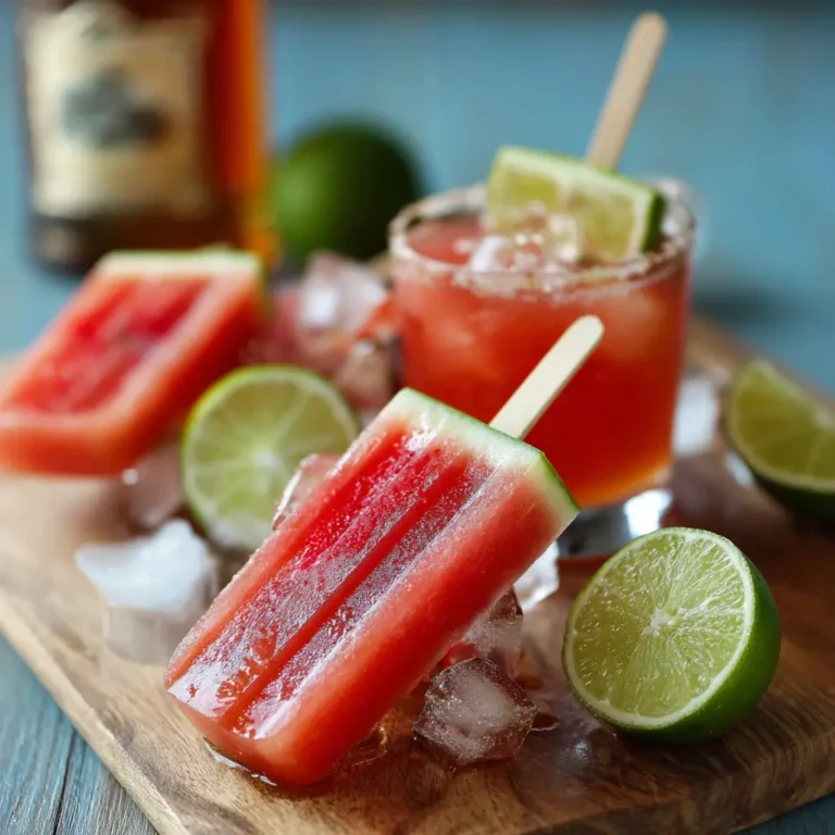 Watermelon Margarita Pops
