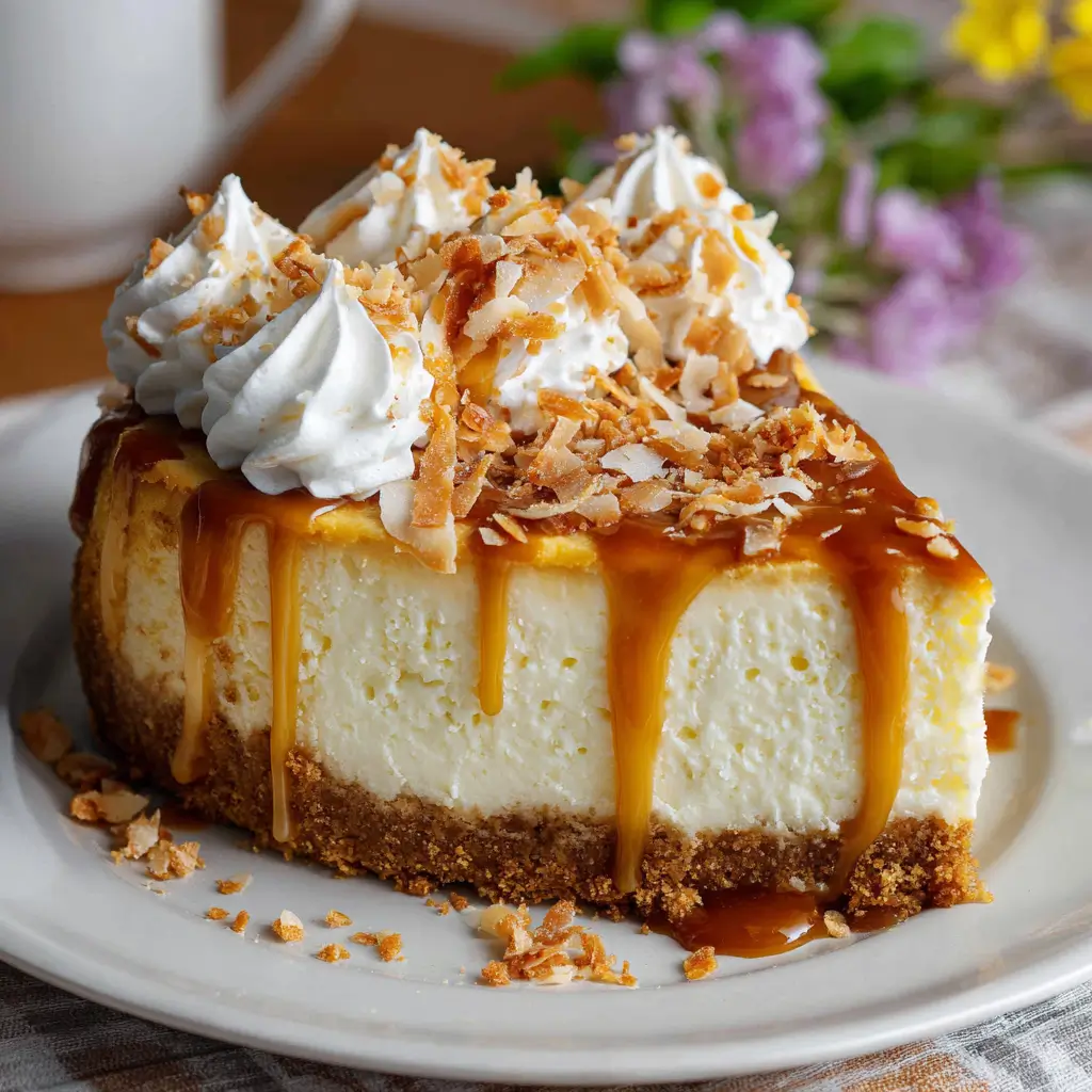 White Chocolate Kahlúa Cheesecake