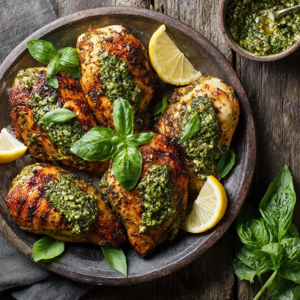 Lemon & Basil Pesto Chicken