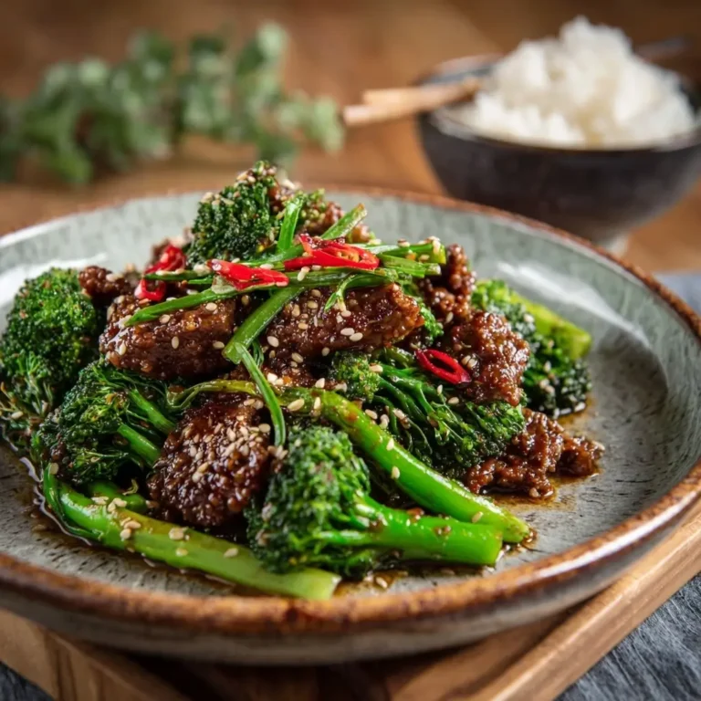 Sesame Ginger Beef & Broccoli (using Turkey Mince)