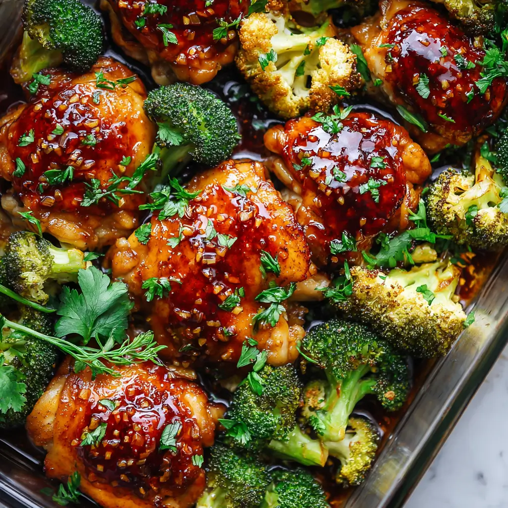 Sheet Pan Honey Garlic Chicken