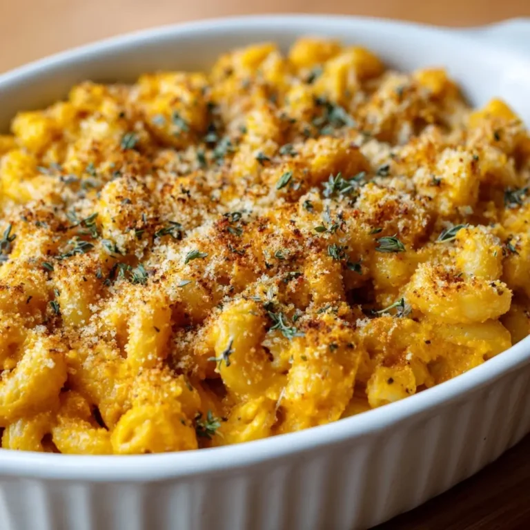 Vegan Butternut Squash Mac & Cheese