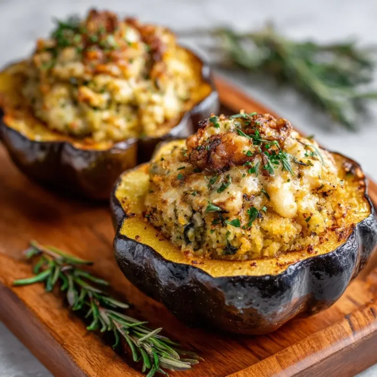 Vegetarian Stuffed Acorn Squash