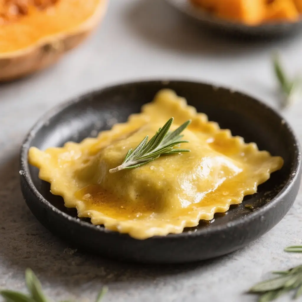 Butternut Squash Ravioli with Sage Brown Butter