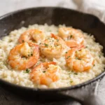 Creamy Garlic Parmesan Shrimp & Risotto