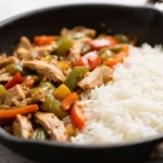 One-Skillet Turkey & Vegetable Stir-Fry with Rice