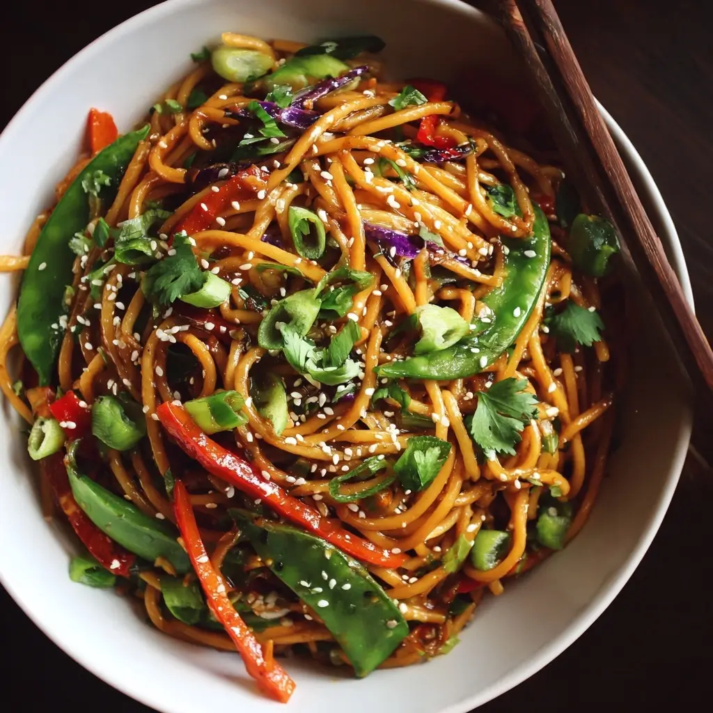 Asian Inspired Sesame Noodles
