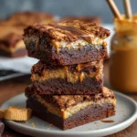 Biscoff Stuffed Brownies