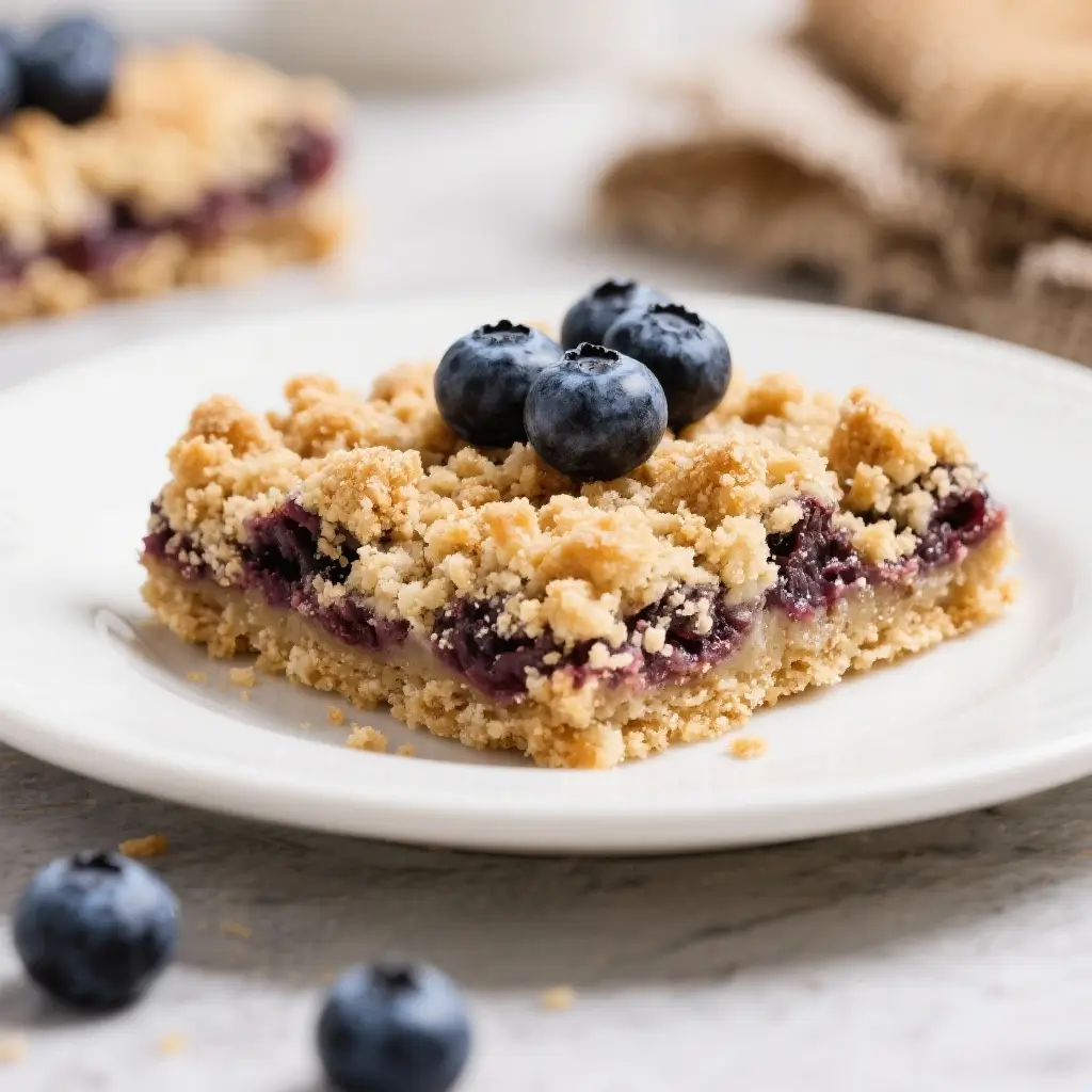 Blueberry Crumble Bars