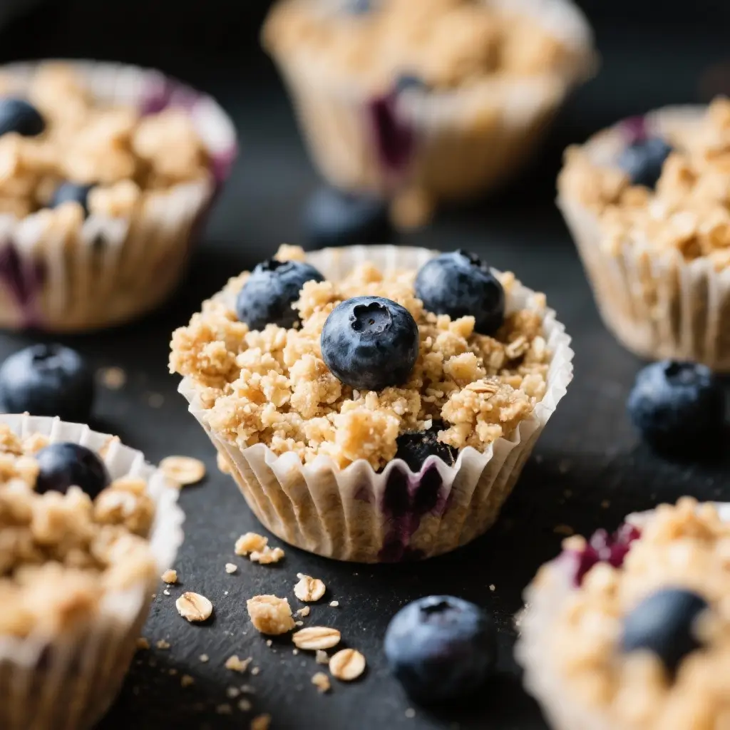 Blueberry Oat Crumble Cups