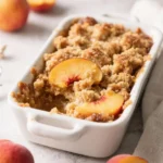 Brown Sugar Peach Cobbler