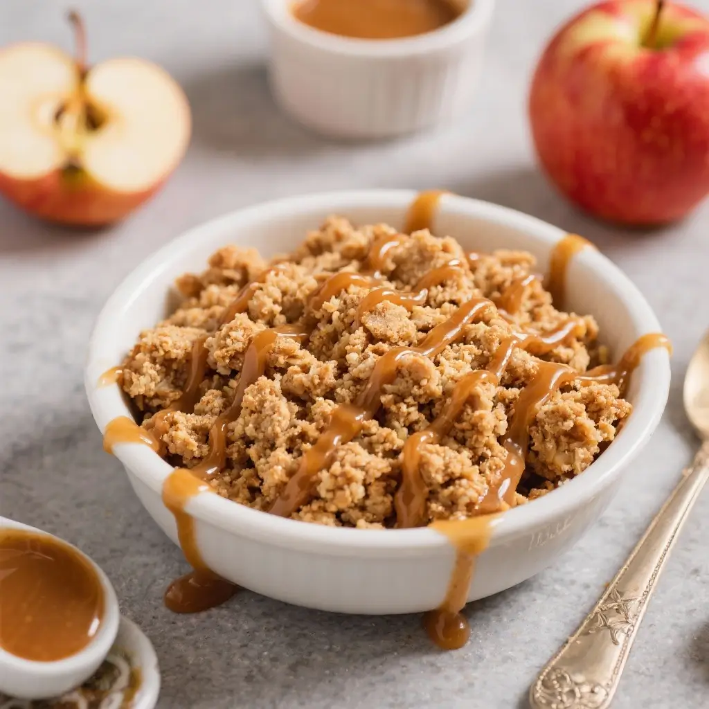Caramel Apple Crisp