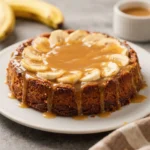 Caramel Banana Upside Down Cake