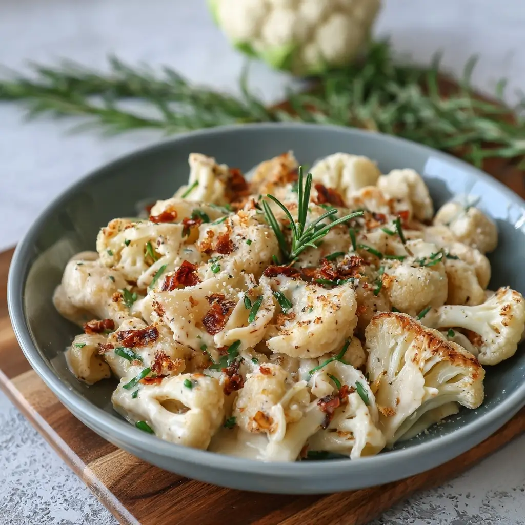 Cauliflower Alfredo Pasta
