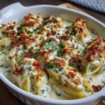 Chicken Alfredo Stuffed Shells