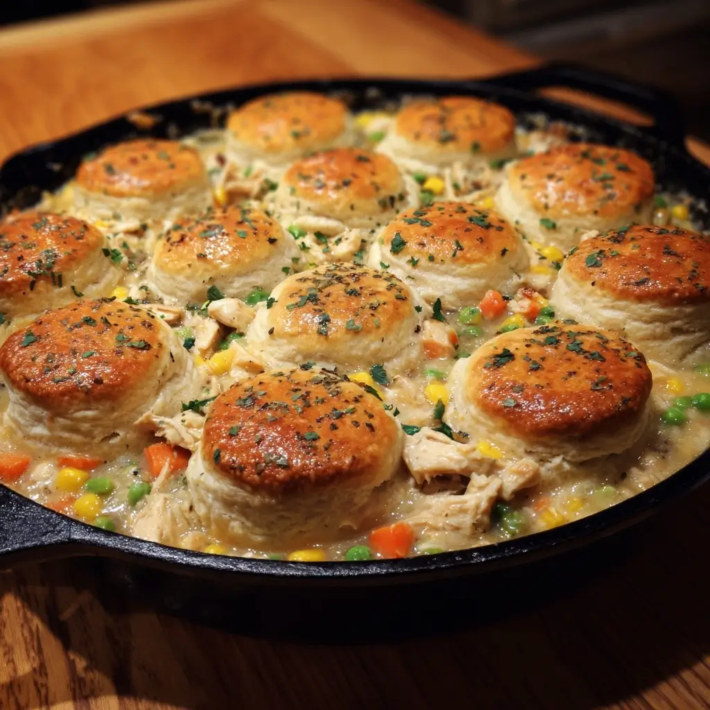 Chicken Pot Pie Skillet
