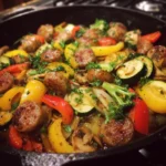 Chicken Sausage and Veggie Skillet