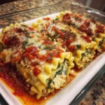 Chicken and Spinach Lasagna Rolls