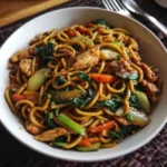 Chicken and Veggie Lo Mein