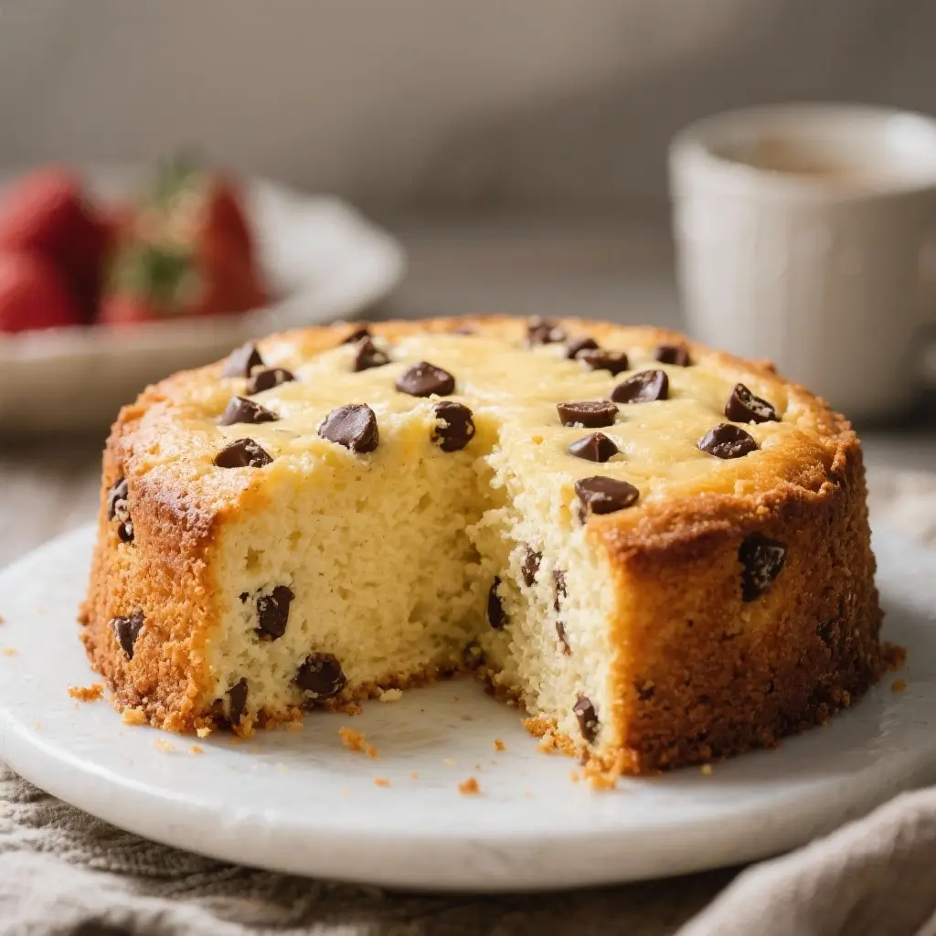 Chocolate Chip Ricotta Cake