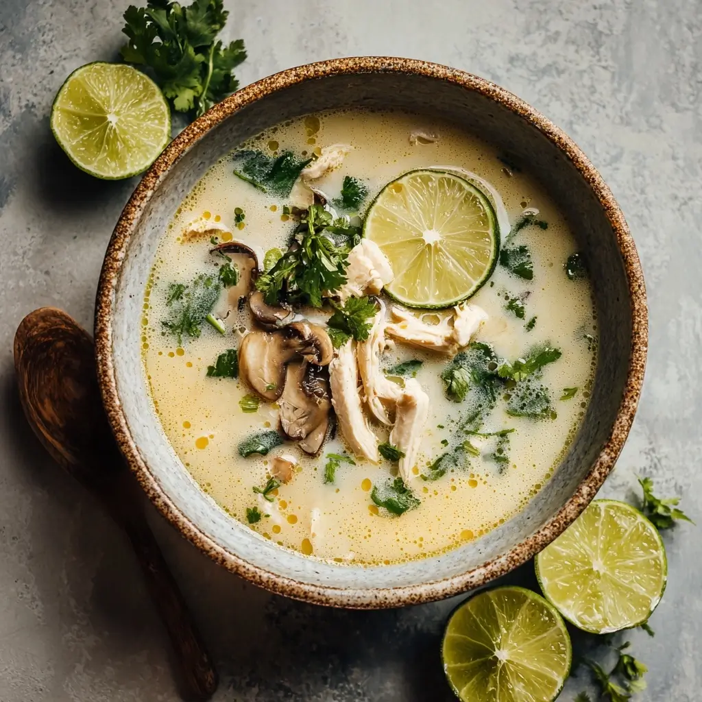Coconut Lime Chicken Soup
