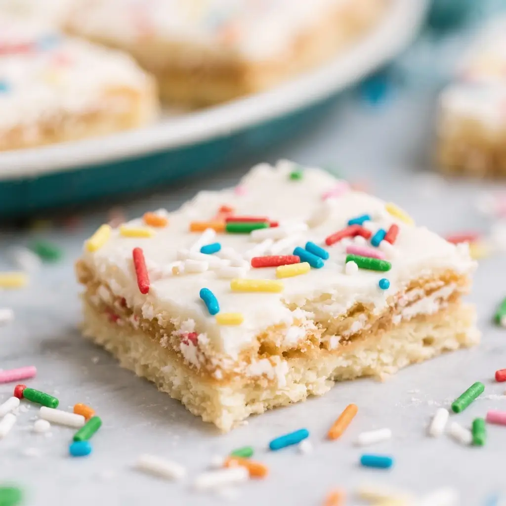 Confetti Sugar Cookie Bars