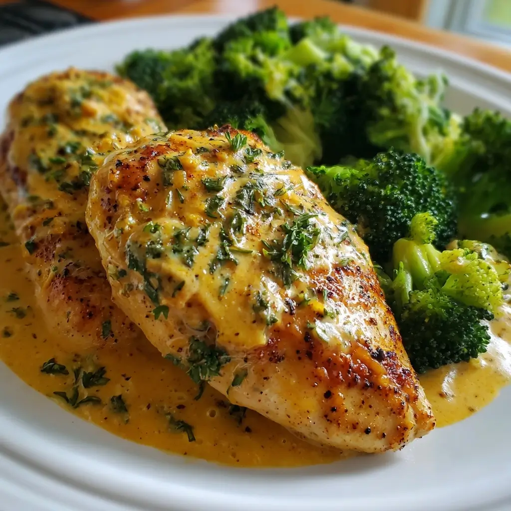 Creamy Broccoli Cheddar Chicken