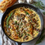 Creamy Chicken and Mushroom Skillet