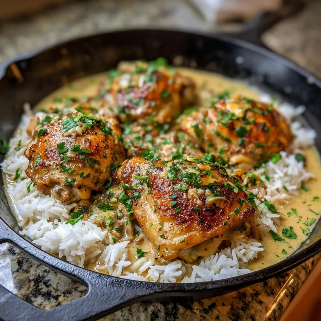 Creamy Dijon Chicken Thighs