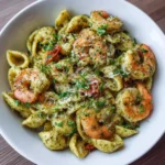 Creamy Pesto Shrimp Pasta