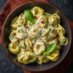 Creamy Pesto Tortellini