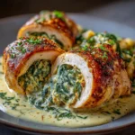 Creamy Spinach Stuffed Chicken Breast