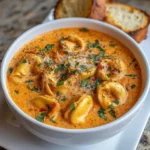 Creamy Tomato Tortellini Soup