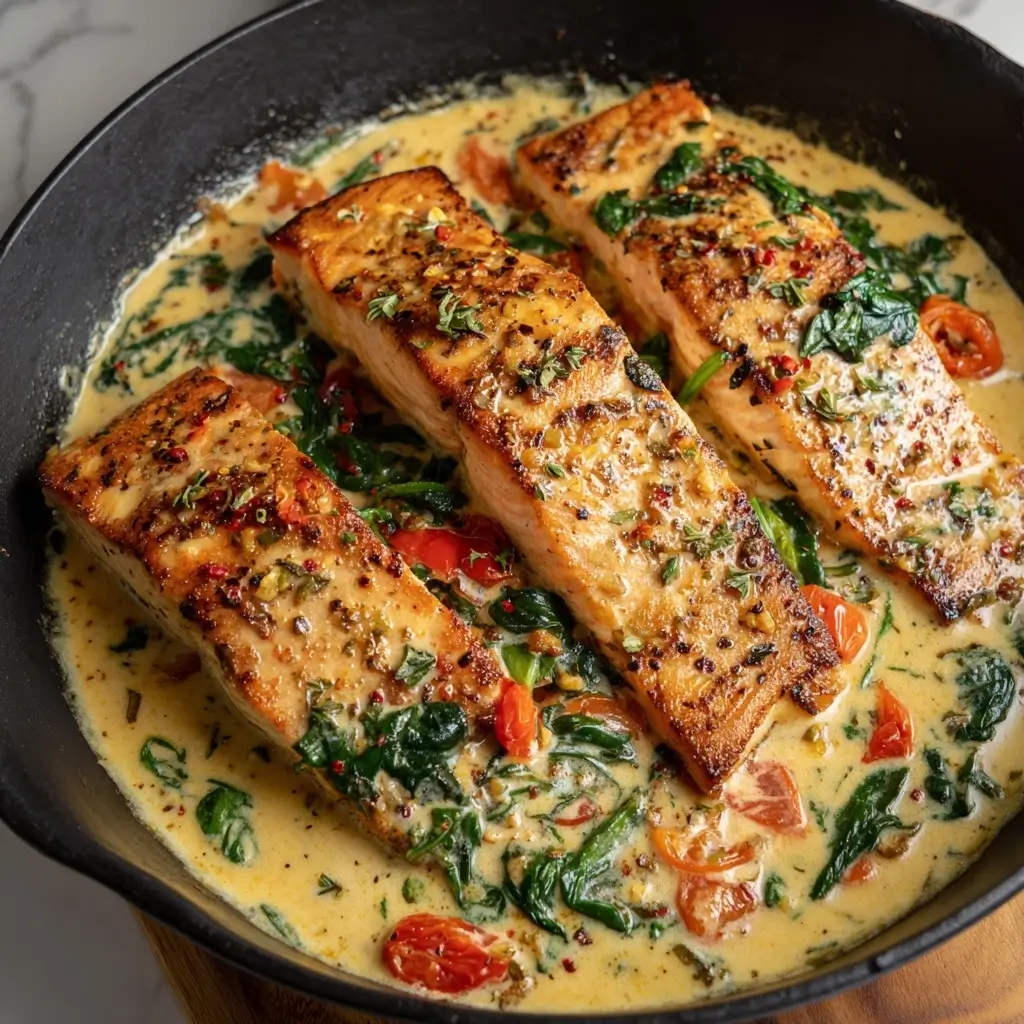 Creamy Tuscan Salmon