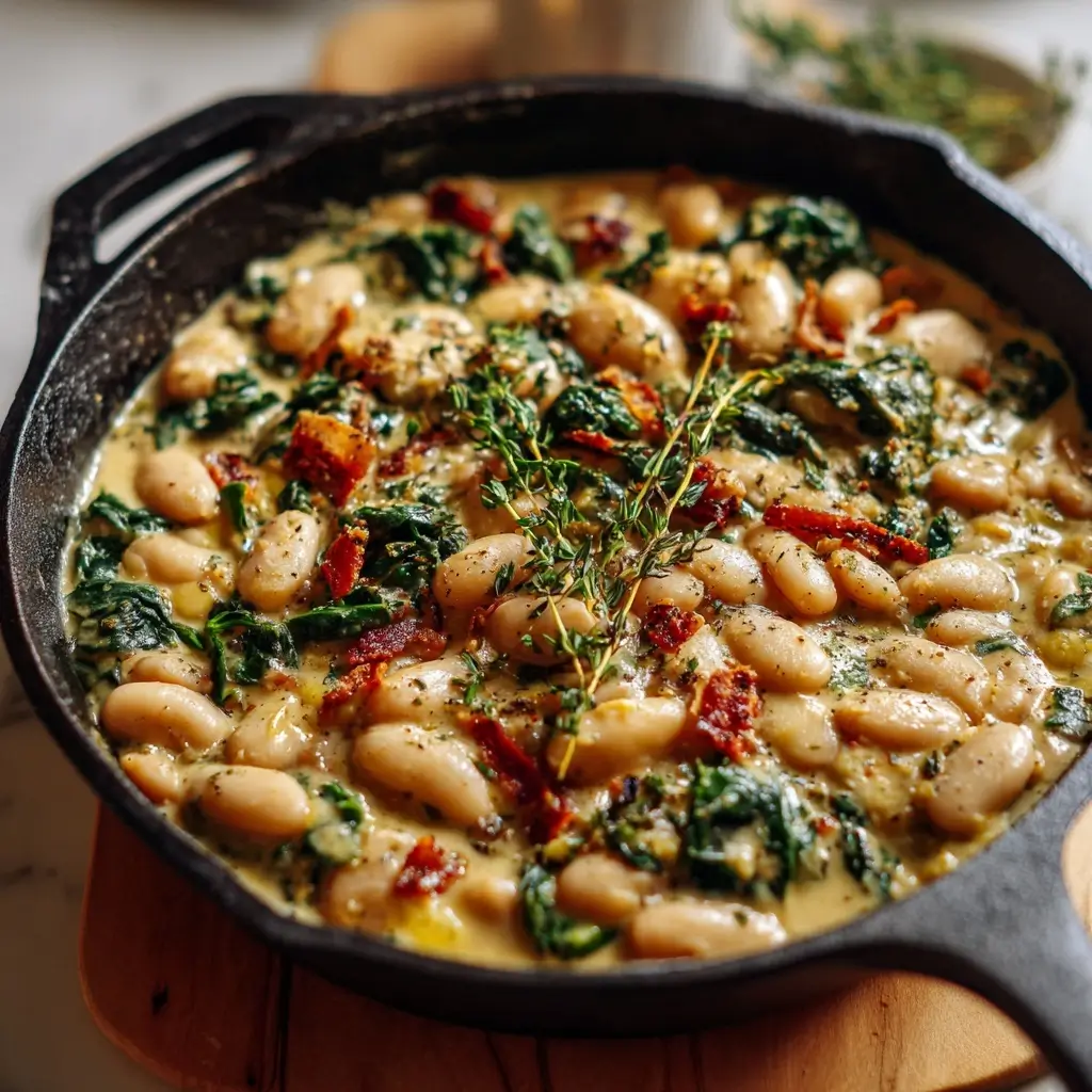 Creamy White Bean Skillet
