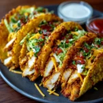 Crispy Baked Chicken Tacos