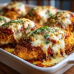 Crispy Chicken Parmesan Bake