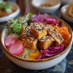 Crispy Sesame Tofu Bowls