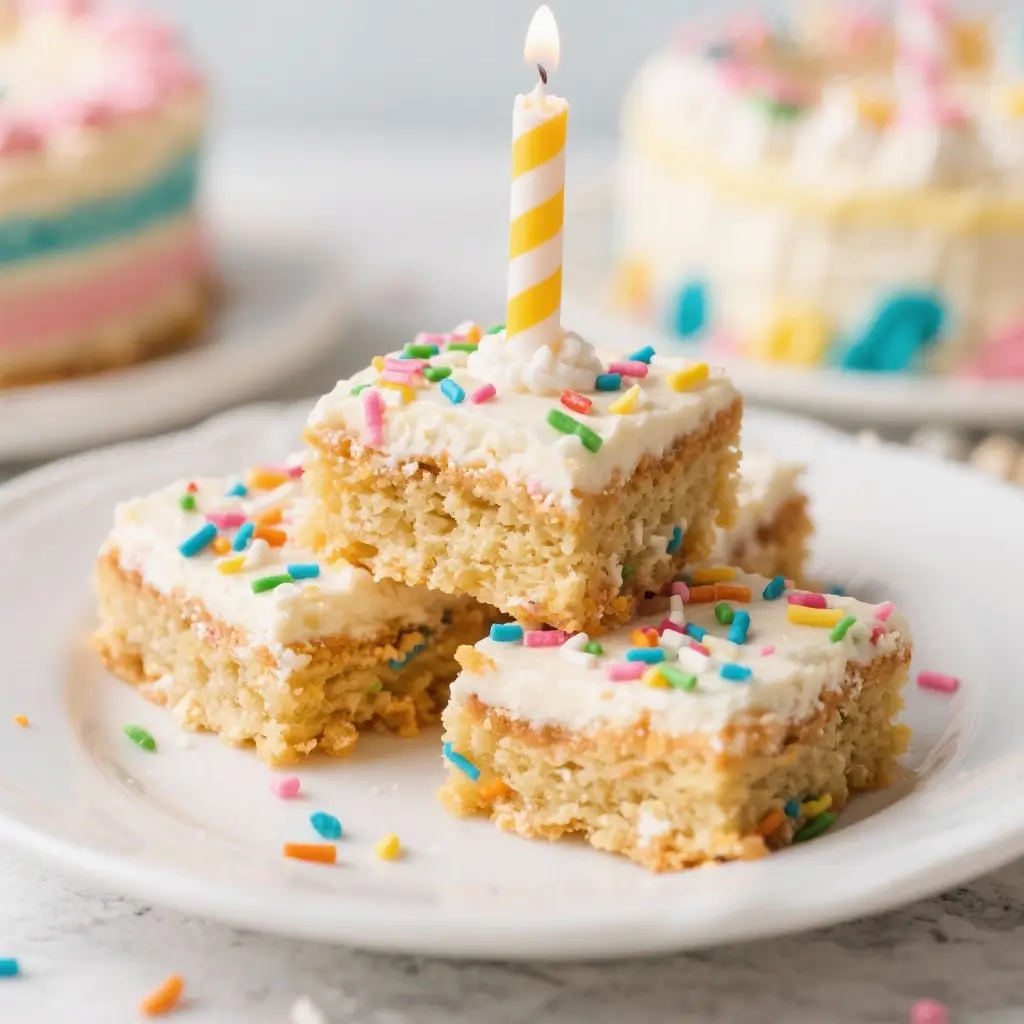 Funfetti Birthday Cake Blondies