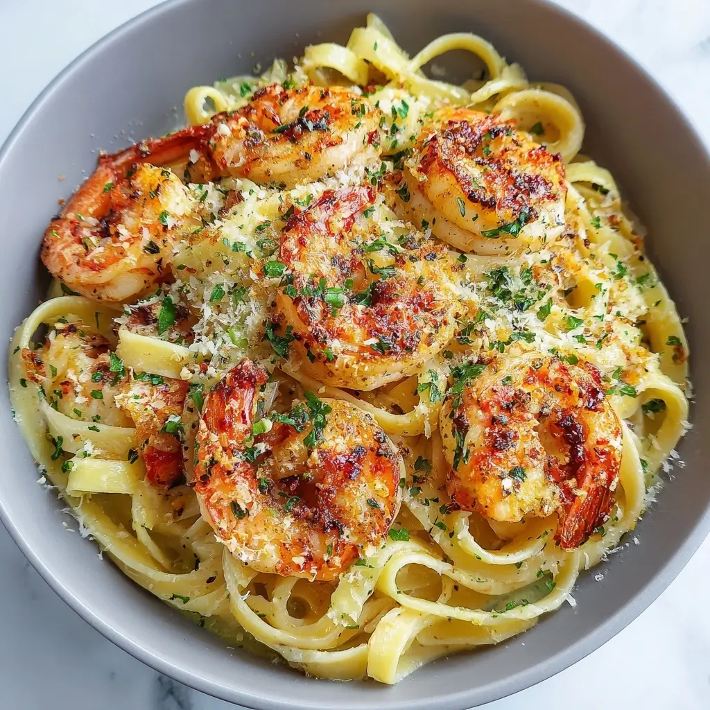 Garlic Butter Shrimp Pasta
