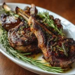 Garlic Rosemary Roasted Lamb Chops